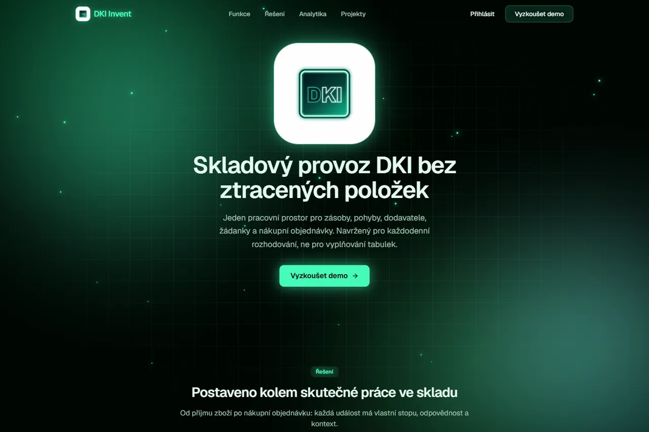Náhled projektu DKI Invent