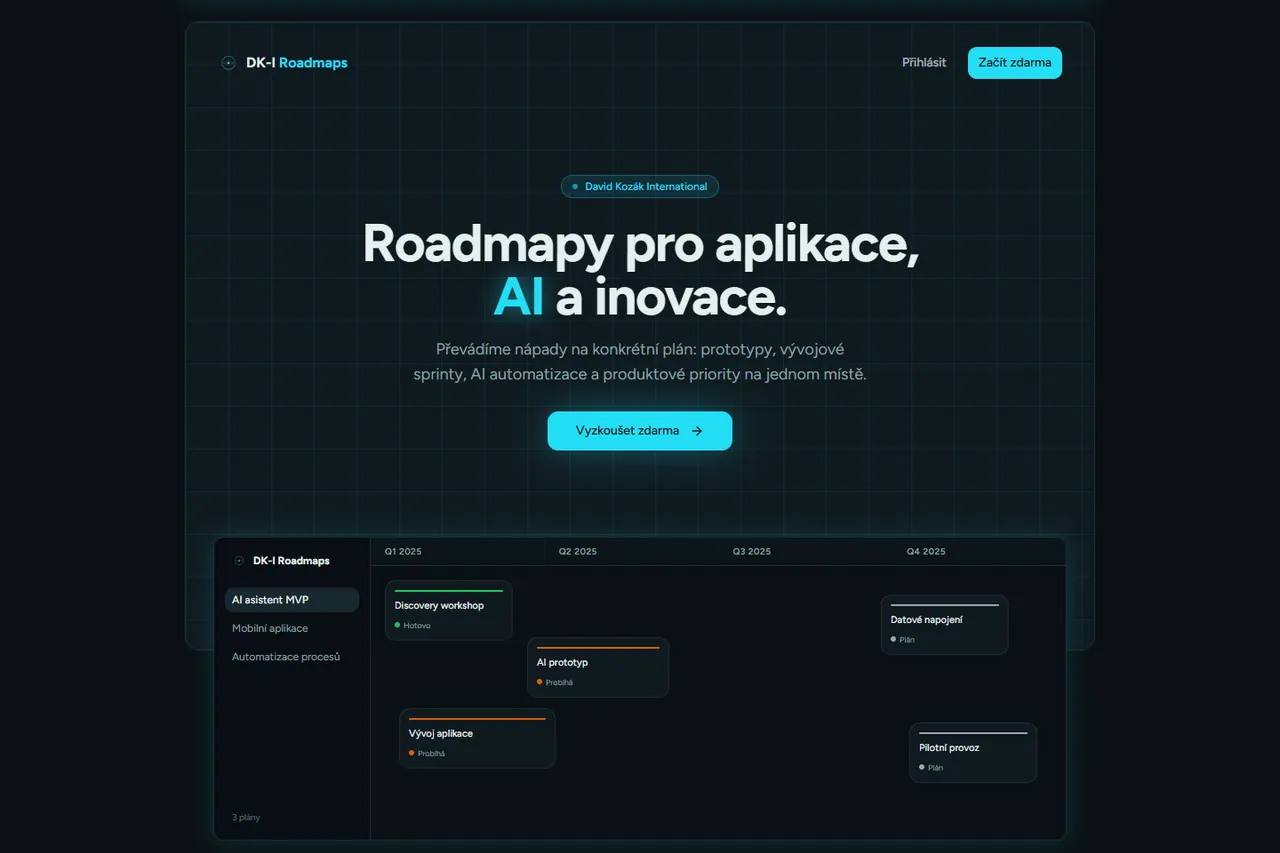Náhled projektu DK-I Roadmaps